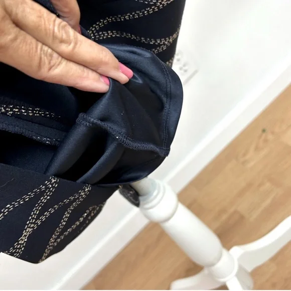 2/$15 Jessica Howard Navy&Silver Dressy Dress size 10 - Picture 6 of 6